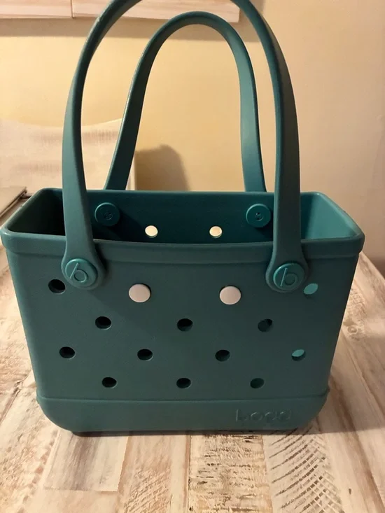 Bitty Bogg Bag Turquoise Carry Tote with Removable Pouch - Picture 2 of 12